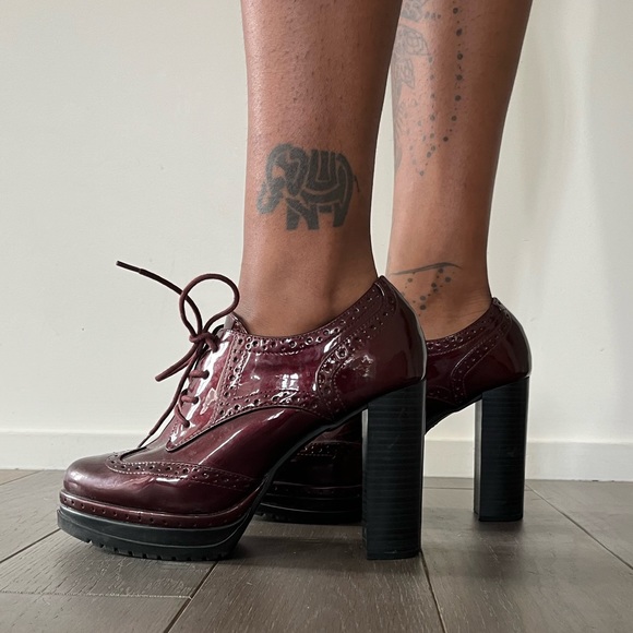 Primadonna burgundy booties - Picture 5 of 8